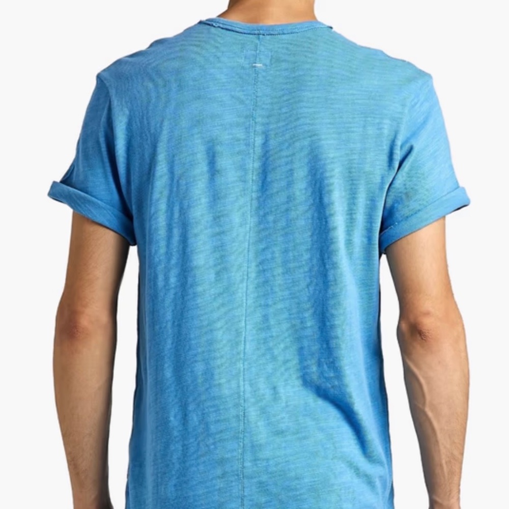 RAG & BONE Classic Flame slub cotton tee - Picture 3 of 3